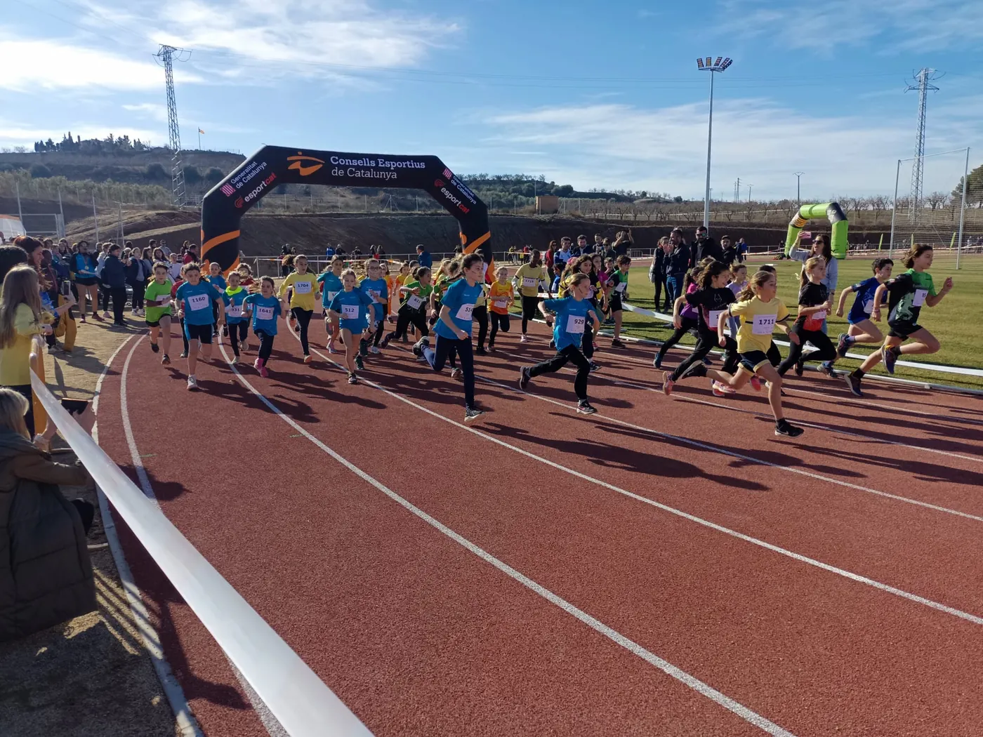 Jugadora en acció durant una activitat