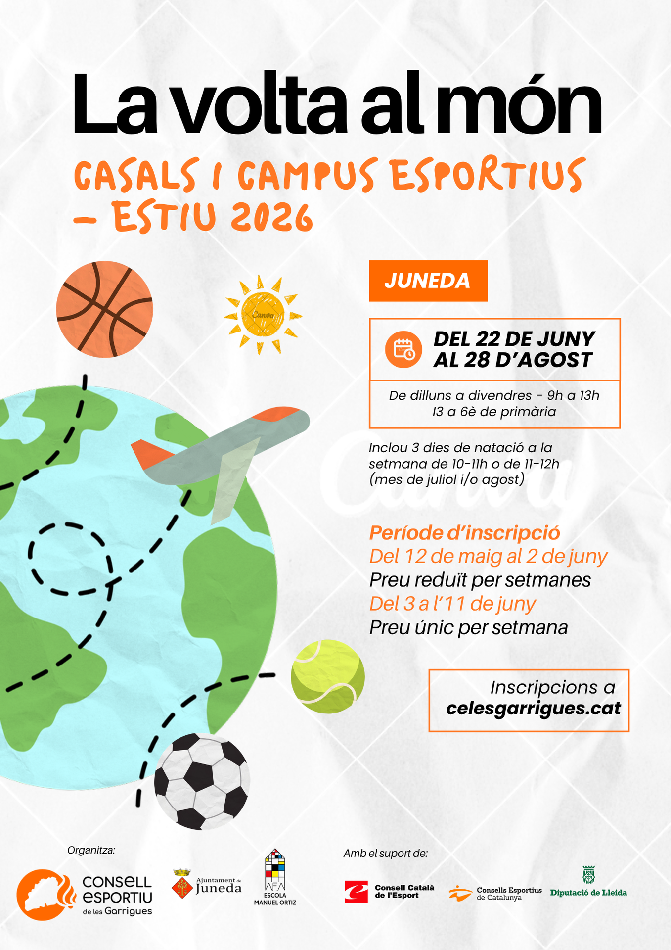 Casal d'Estiu 2026 - Juneda