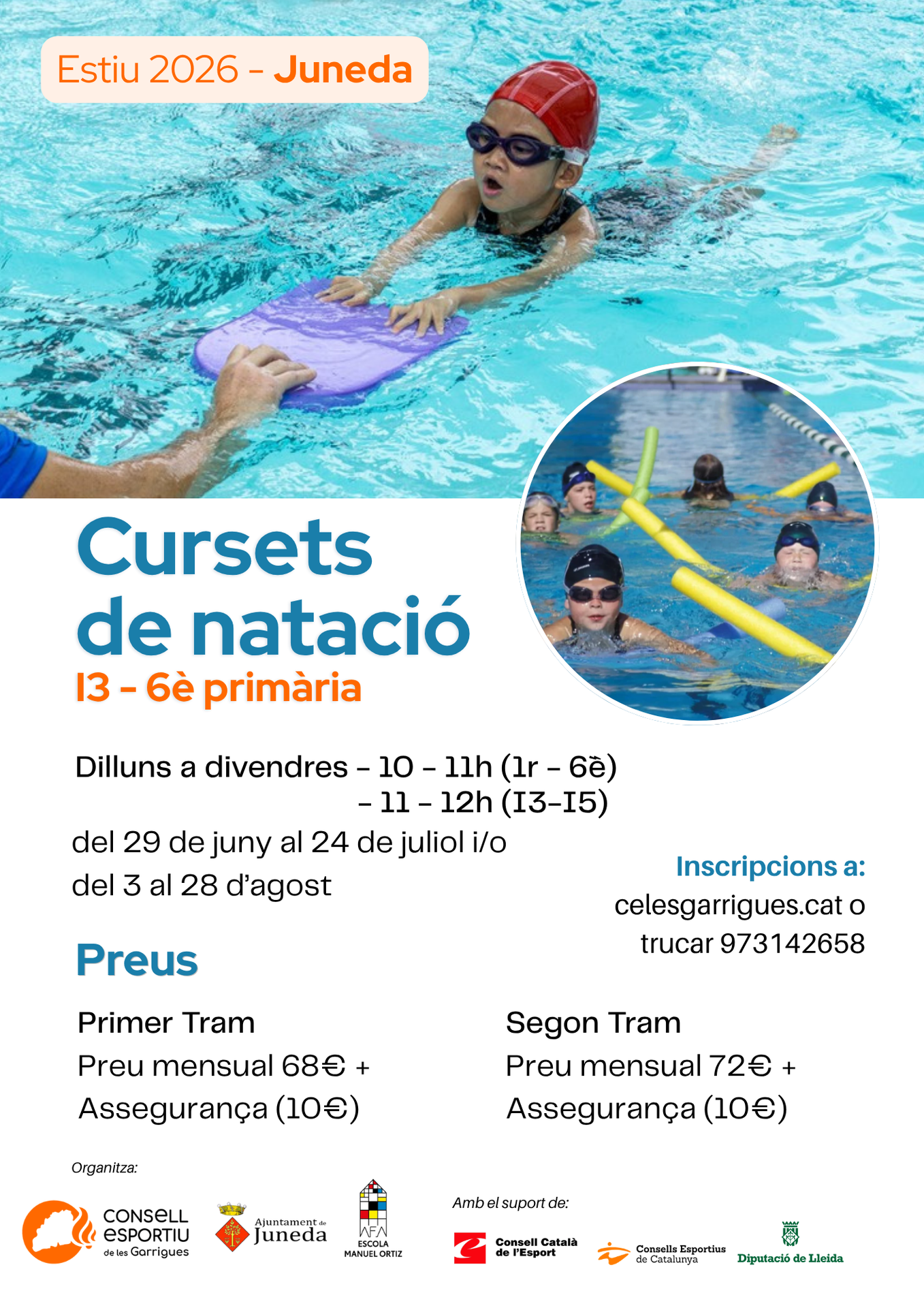 Curset de Natació 2026 - Juneda