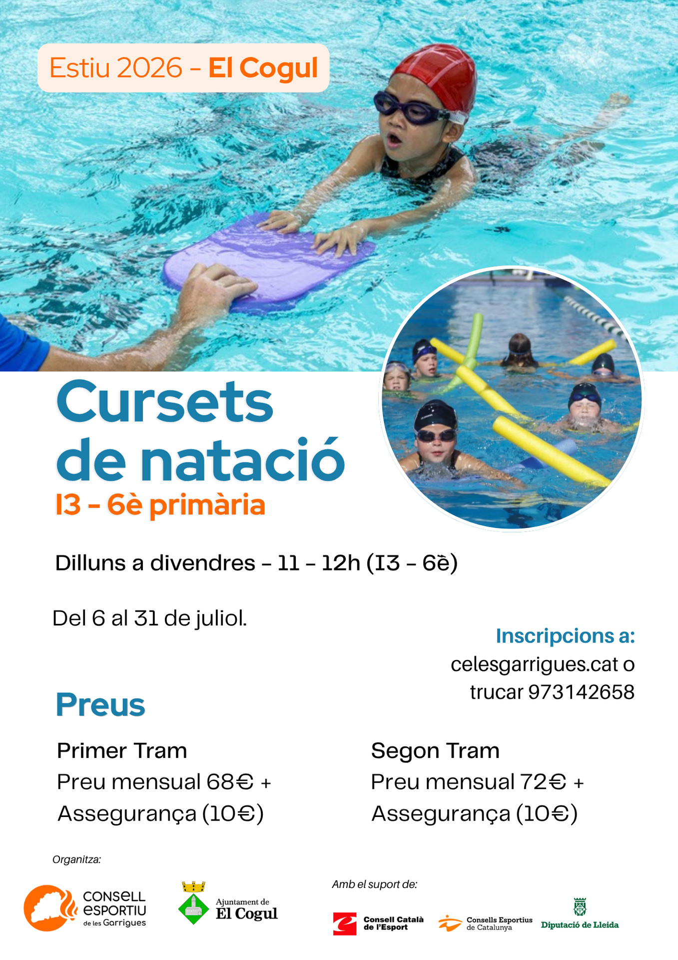 Curset de Natació 2026 -Cogul