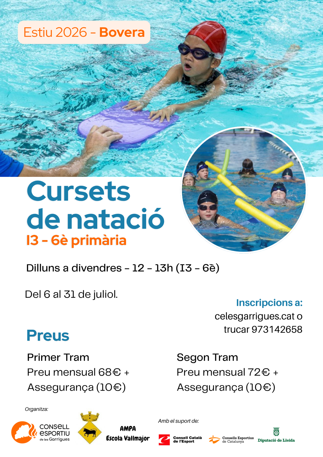 Curset de Natació 2026 -Bovera