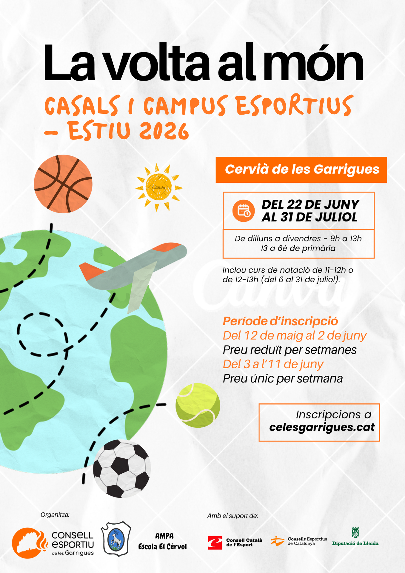 Casal d'Estiu 2026 - Cervià