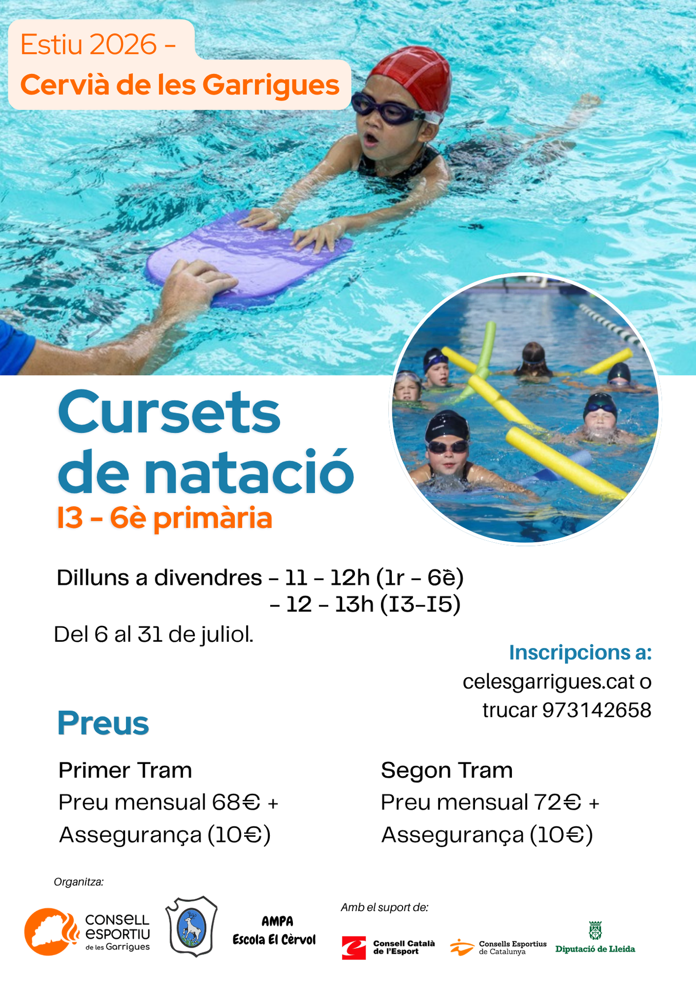 Curset de Natació 2026 -Cervià